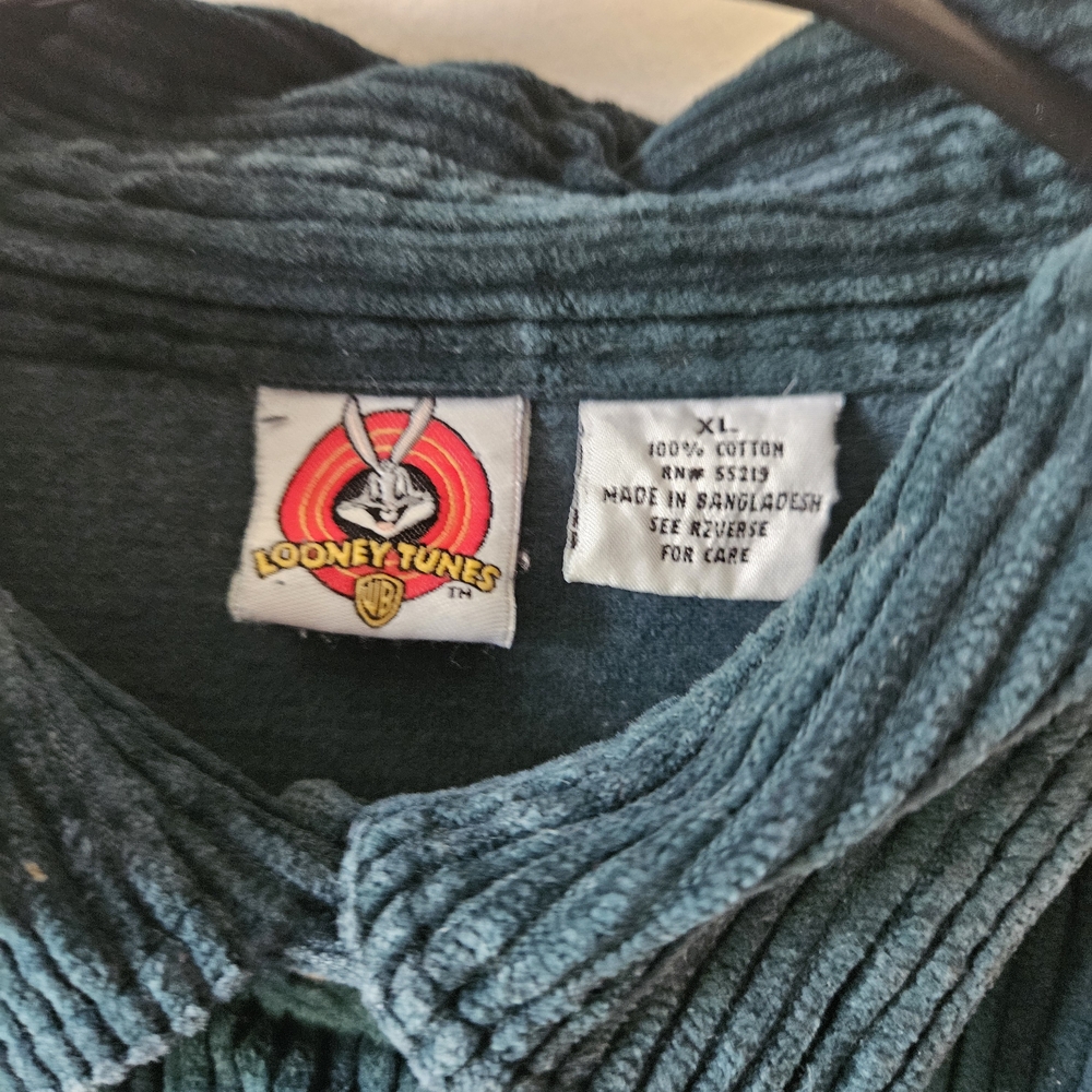 Warner Bros. Teal Corduroy Shirt - Picture 5 of 5